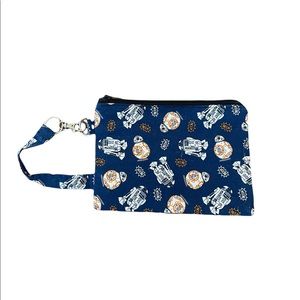 Boutique Star Wars Wristlet R2D2 and BB8 NWOT